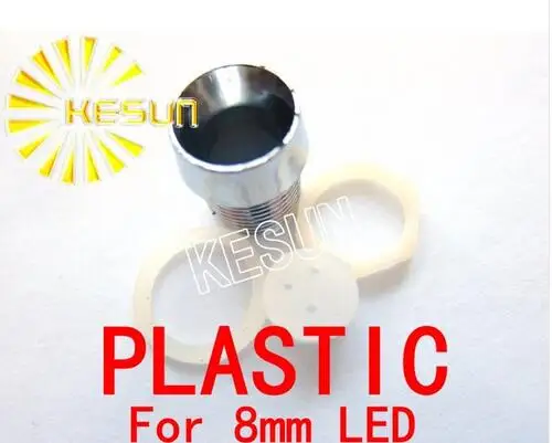 20PCS x 8mm 10mm Plastic LED Holder Socket for F8 F10 LED Diodes