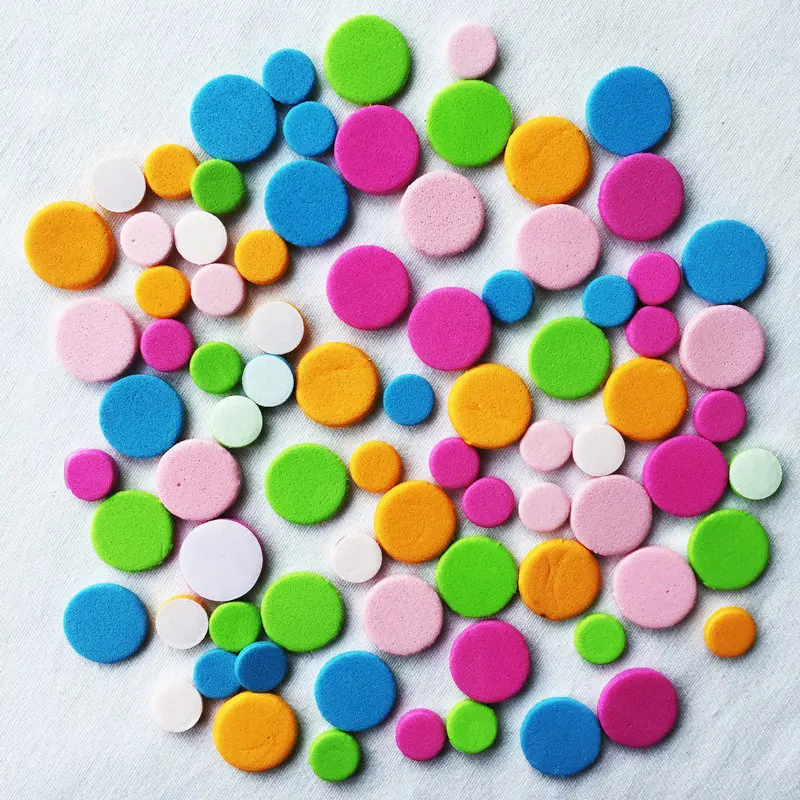 500PCS Mix small round circle foam stickers,Foam puzzle.Early educational toy,Kindergarten crafts.scrapbooking kit Handmade work