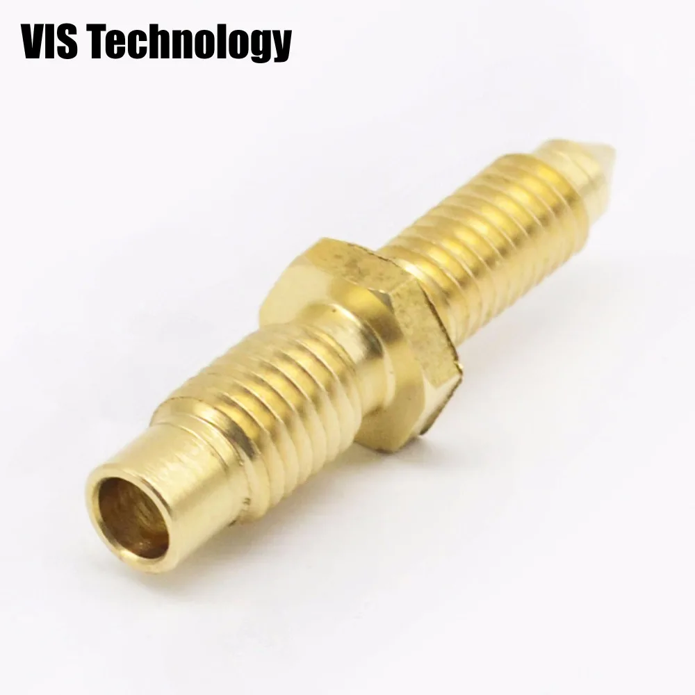 3D printer V6 Integrated Heatbreak with Nozzle Throad Bore 4.1mm for V6 Hotend Extruder Head 1.75/3.0mm Filament