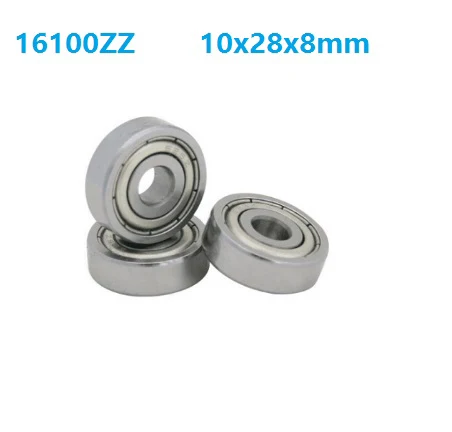 

10pcs/50pcs 16100ZZ 16100 Z 16100 ZZ 10x28x8mm Double cover Deep Groove Ball Bearing for bicycle bottom bracket 10*28*8mm