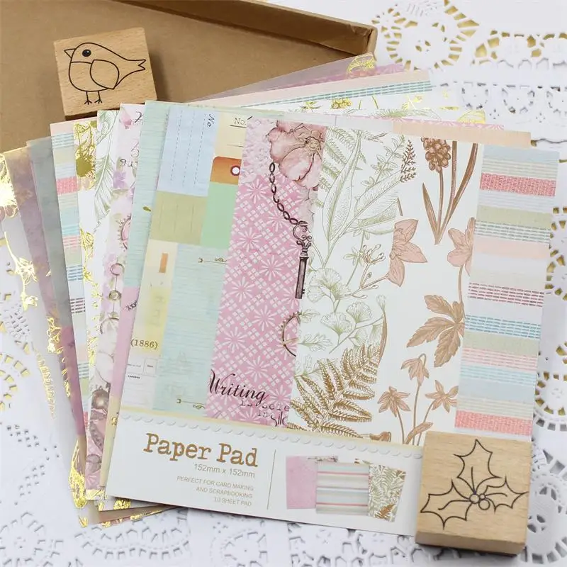 YPP CRAFT Lovely Series Material Paper Set for Scrapbooking DIY Projects/Photo Album/Card Making Crafts