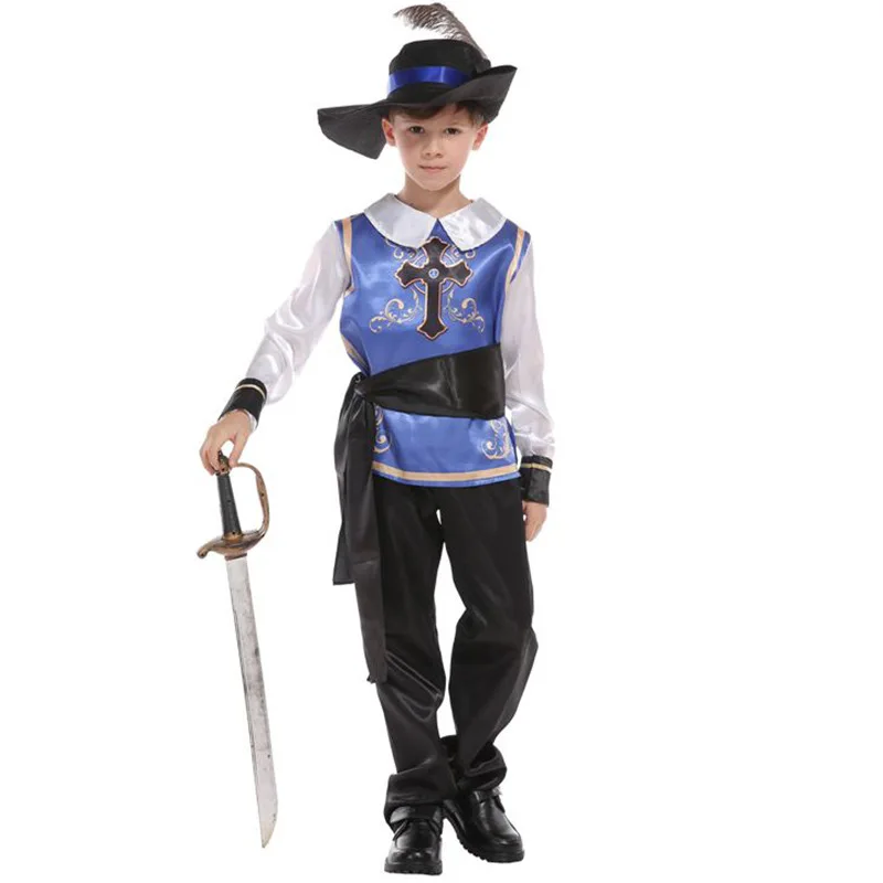 Bambini crociato costumi bambini Prince King costumi Cosplay Roman Royal Warrior Cosplay Halloween Christmas Cosplay