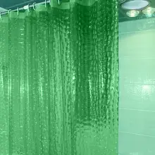 Waterproof 3D Shower Curtain 12 Hooks #3