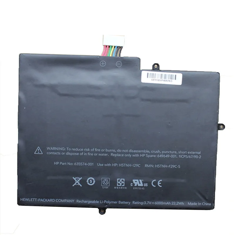 Original Battery For HSTNN-S29C-S HSTNH-I29C 635574-001 Free shipping 3.7V 6000mAh,22.2Wh