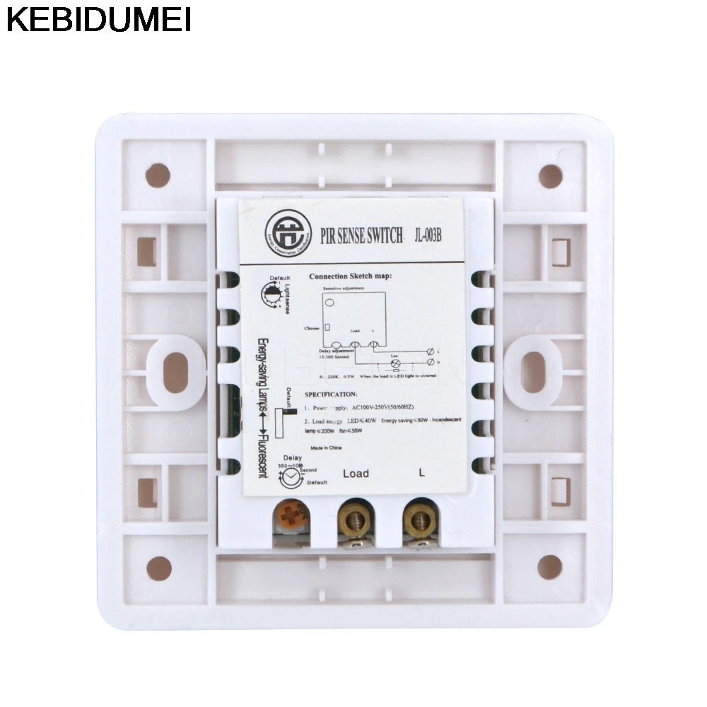 PIR Infrared Motion Sensor Switch 110V 220V Automatic Module Light On Off Switch LED light Body Induction Light Control Switch