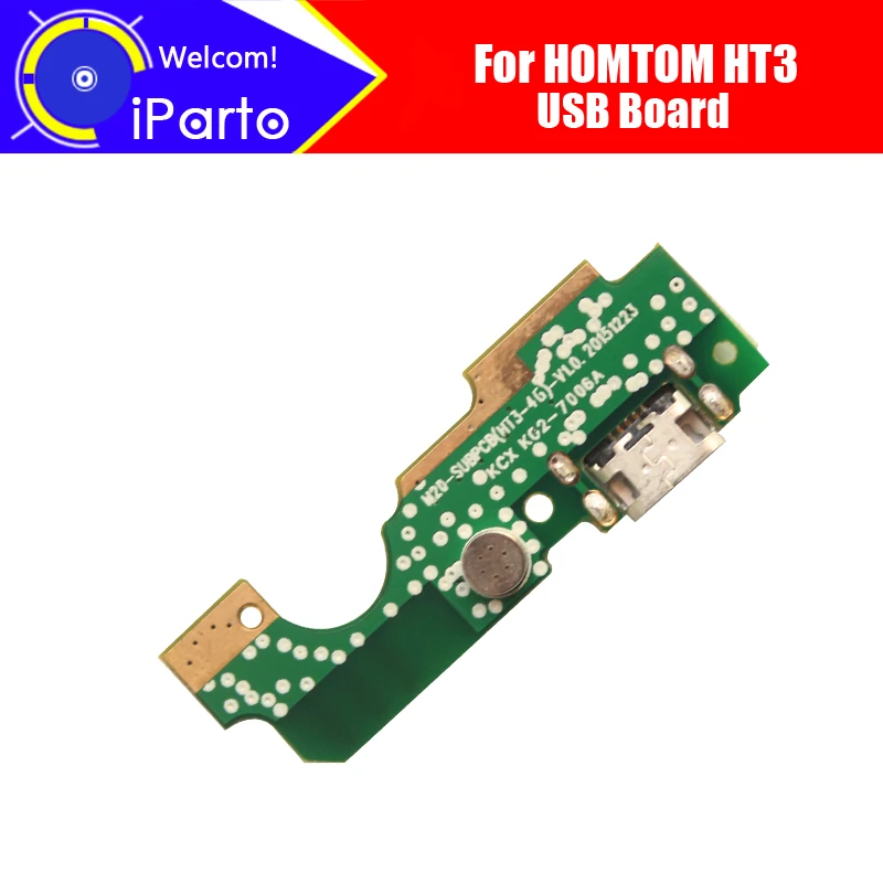 5,0 дюйма HOMTOM HT3 usb-плата 100% оригинал, новый для usb-штекера, Сменные аксессуары для телефона HOMTOM HT3.