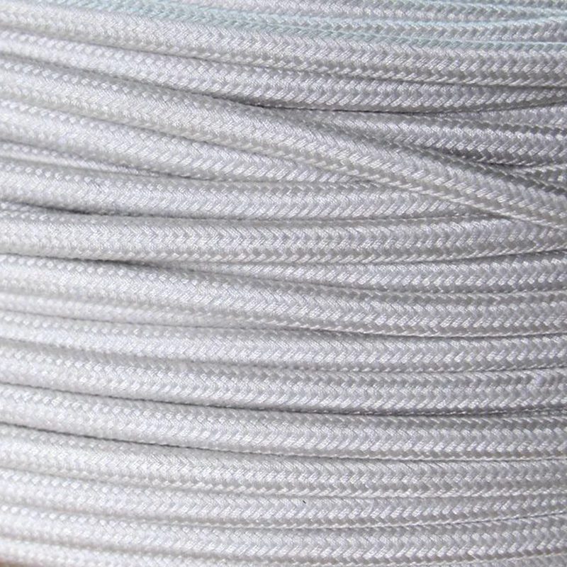 3m 5m 10m 2 Core 0.75mm2 Vintage Fabric Braided Cable Cotton Textile Covered Electrical Wire Vintage Light Cord