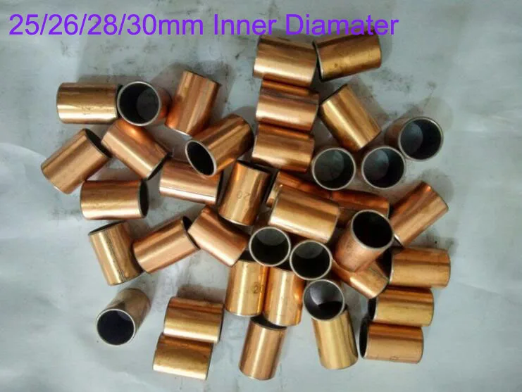 10Pcs SF-1 Self Lubricating Composite Bearing Bushing Sleeve 25/26/28/30mm Inner Diamater (Inner Dia. X Outer Dia. X Height)