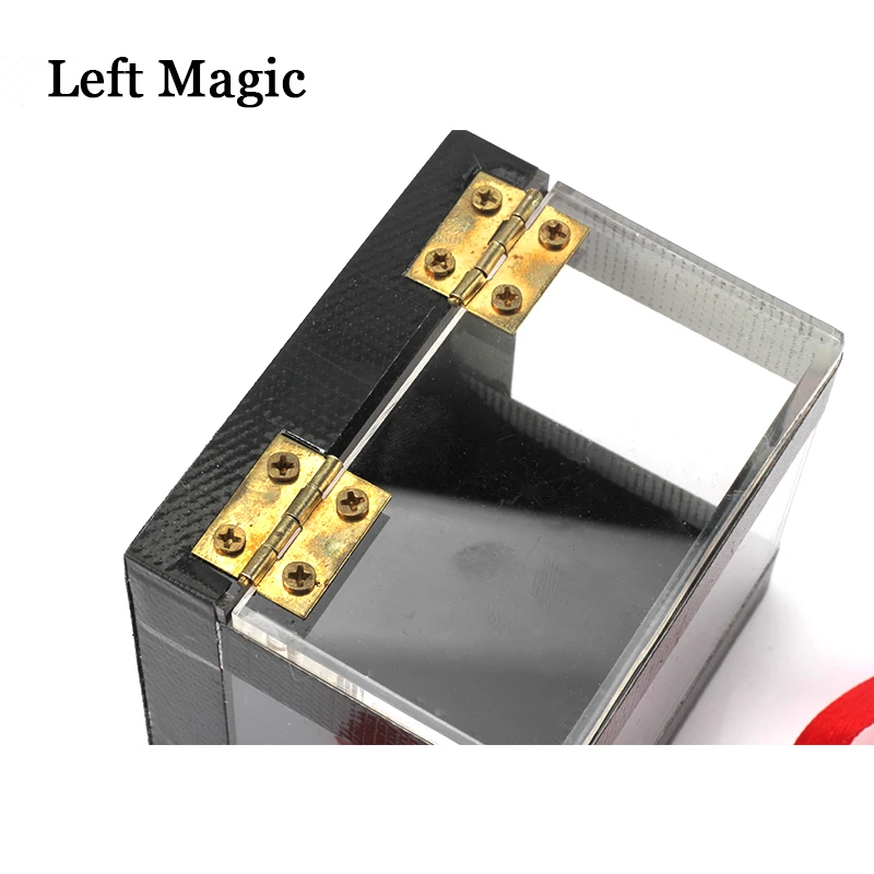 The Crystal Clear Switching Box Magic Tricks Prediction Box Magia Stage Close-Up Street Accessories Illusion Gimmick Prop Comedy