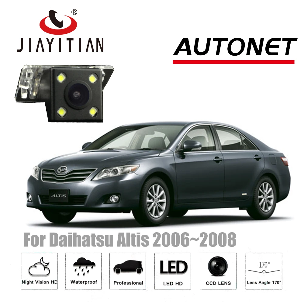 

JiaYiTian rear view camera for Daihatsu Altis 2006~2011/4LEDS CCD/Night Vision/Backup camera Parking Camera/ reserved hole