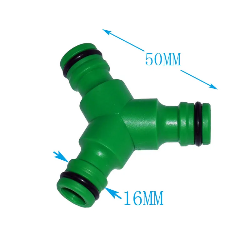 

Wxrwxy Tee Quick Connector Garden Water Splitter Y Water Distributor Joint Plastic Connector 16 mm 20 Pcs