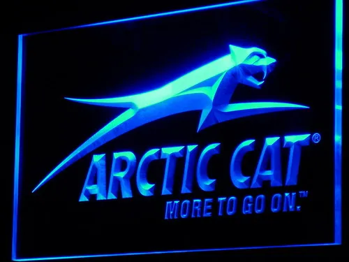 d129 Arctic Cat Snowmobiles Logo LED Neon Light Signs with On/Off Switch 20+ Colors 5 Sizes to choose