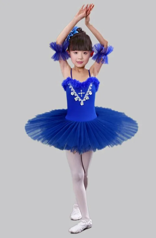 Vestido de Ballet con tutú para niñas, trajes blancos de Ballet de Lago de los Cisne, ropa de escenario para niños, trajes de baile de salón