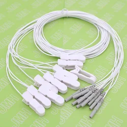 10pcs High quality Din 1.5mm copper plated gold ear clip electrode sleep brain EEG EMG Physiological signal acquisition cable