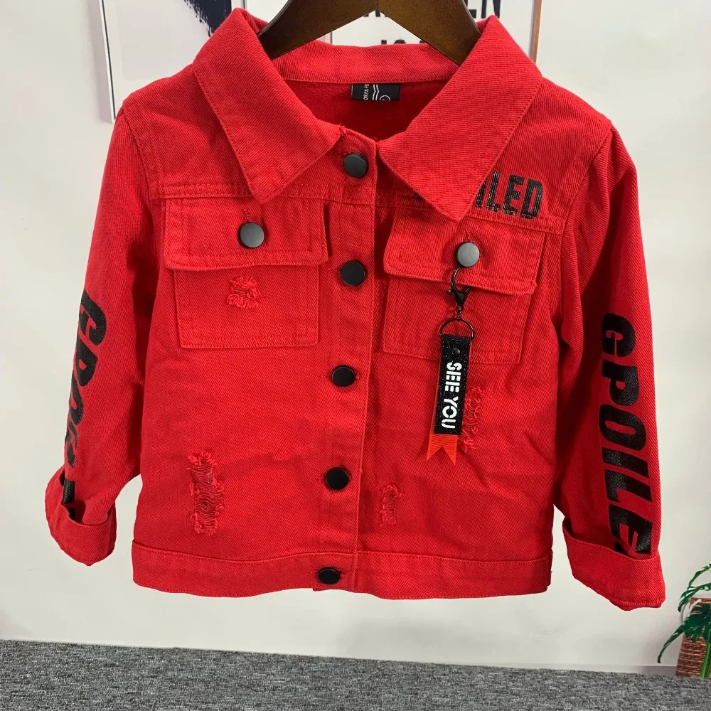 Spring Autumn Baby Boy Toddler Clothes Set Denim Jacket + Hoodie + Pants 3pcs Cotton Boys Outfits 2-7Yrs Baby Clothing Set