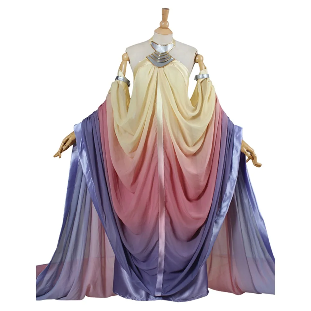 Star Wars Padme Amidala Cosplay Costume long party dresses Halloween Costume for women adult Padme Princess Dress image 2