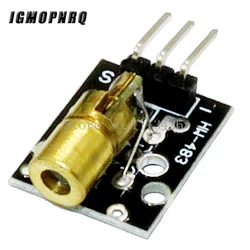 3pin 650nm Red Laser Transmitter Dot Diode Copper Head Module KY-008 for DIY Kit