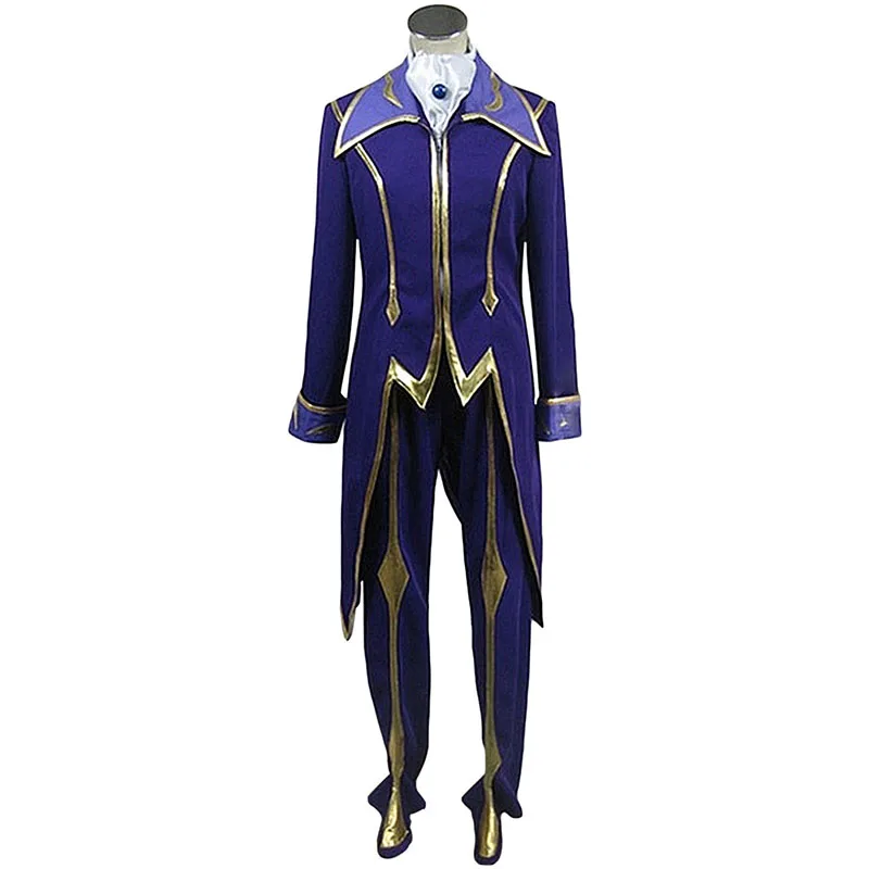 Lelouch Lamperouge Cosplay Purple Mens Cosplay Costume 11 image 4