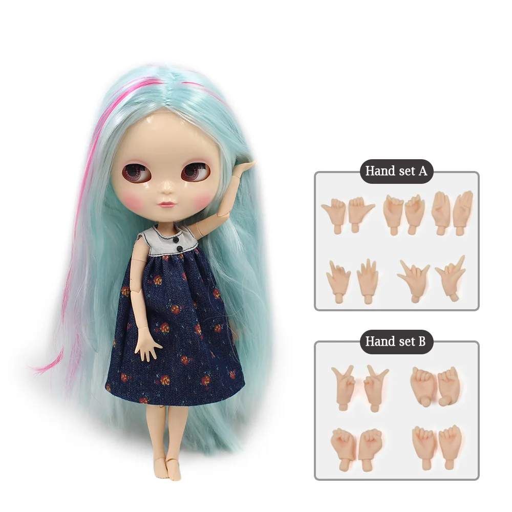 

ICY DBS DOLL joint doll articulation body soft hait no bangs including hand set AB like the blyth doll NO.6909/1290