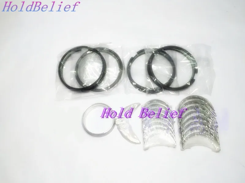 Main&Rod Bearing&Thrust Washer & Ring Set Indirect Injection For Kubota V2203 V2203E