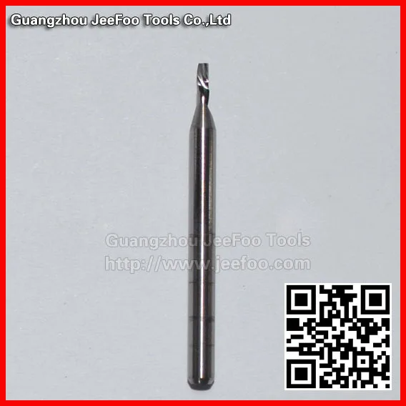 

3.175*1.5*3 Carbide Tools For Acrylic / one flute spiral bits / left cnc router cutters/single flute sprial end mill AA series