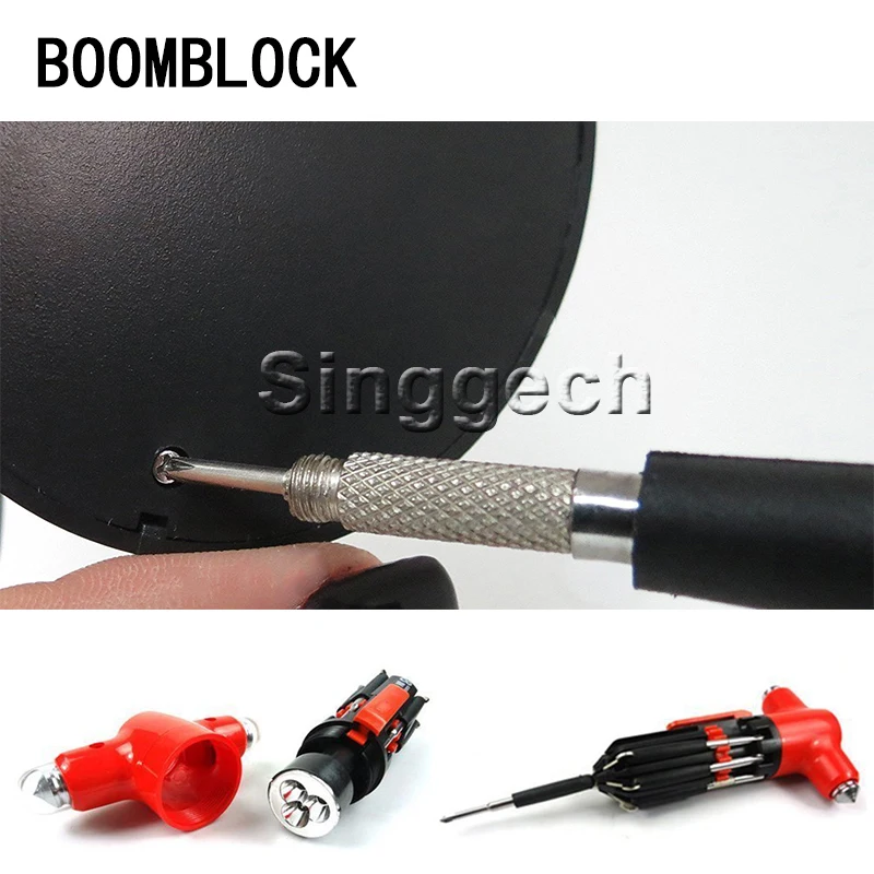 BOOMBLOCK Car Safety Hammer Multifunction Repair Tools 8 in 1 For Bmw E46 E39 Audi A3 A6 C5 A4 B6 Mercedes W203 W211 Mini Cooper