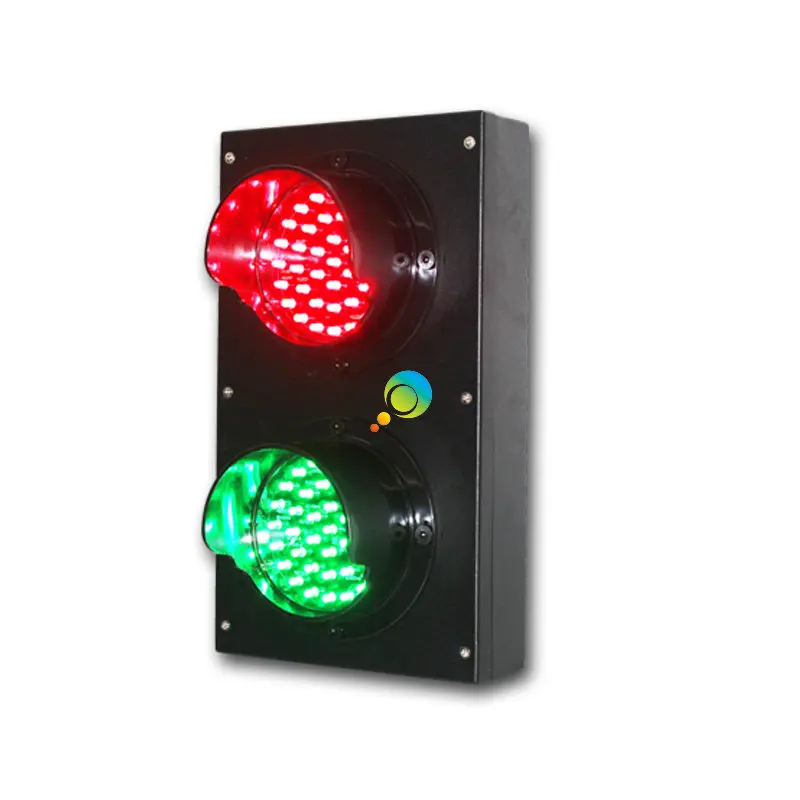 

High quality school education or parking lots New mould 100mm red green school teaching LED traffic signal light