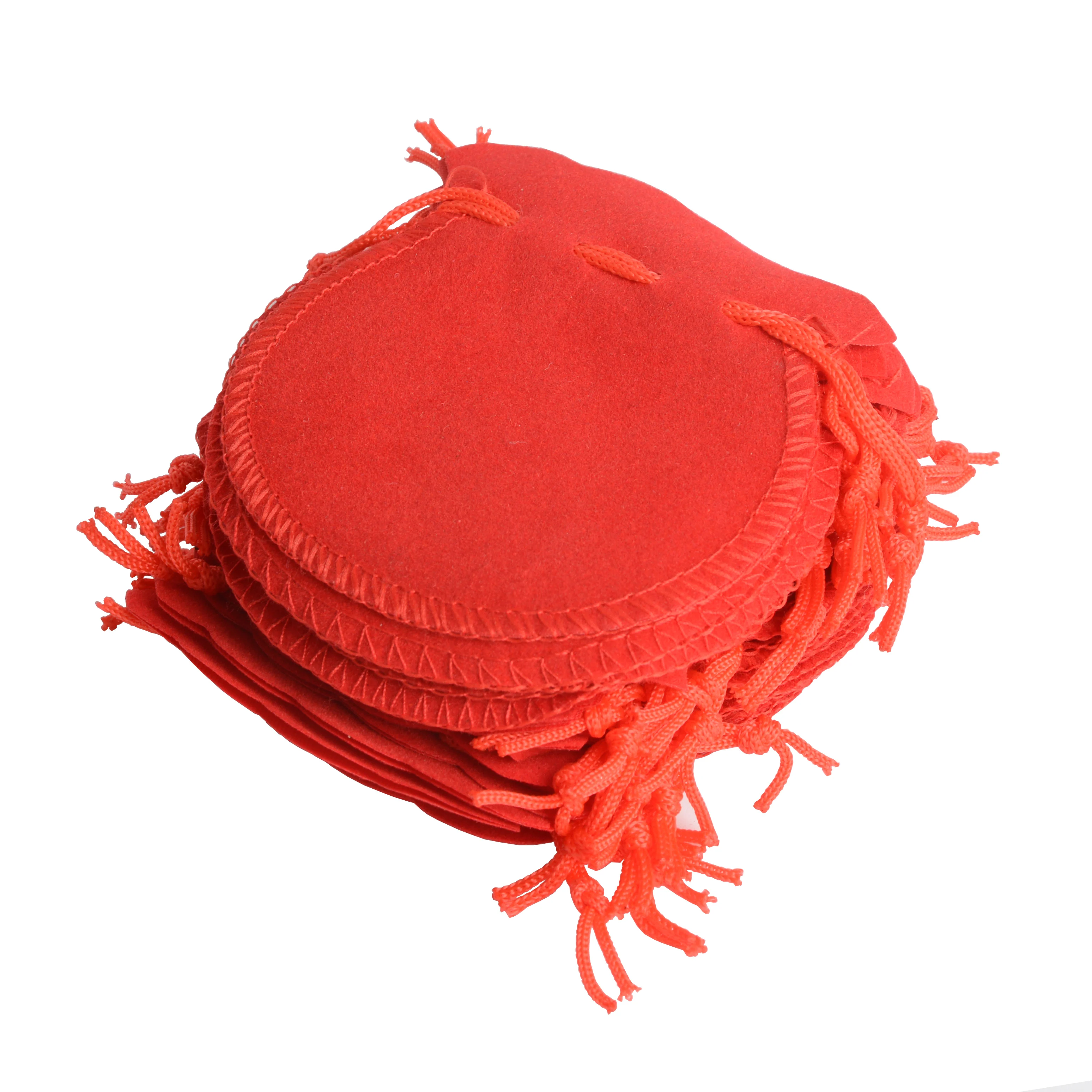 

*2022 New 100pcs 70*80mm Lovely Thin Red Velvet Drawstring Pouch Bag Jewelry Bag,Xmas Wedding Party Favor Gift Bag & Pouches