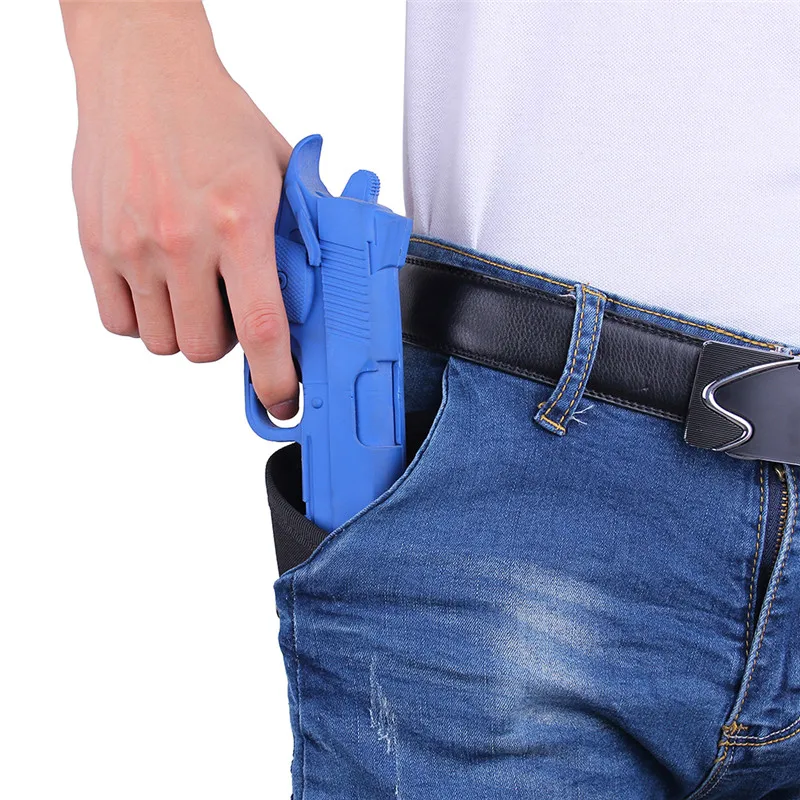 Tactical Concealed Gun Holster Pocket Right/Left Hand Handgun Holder Bag Padded Hidden Pistol Holster Hunting Accessories