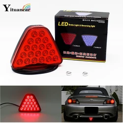 Yituancar 1Pcs LED Car Tail Light Brake Stop Reversing Warning Lamp 20LEDs Red Flash Strobe Styling For Motorcycle ATV Truck SUV