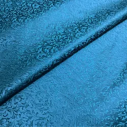 Blue Jacquard Brocade Fabric For Women's Coat Dress Skirt Wedding Meterial DIY Home Sewing Accessories Patchwork