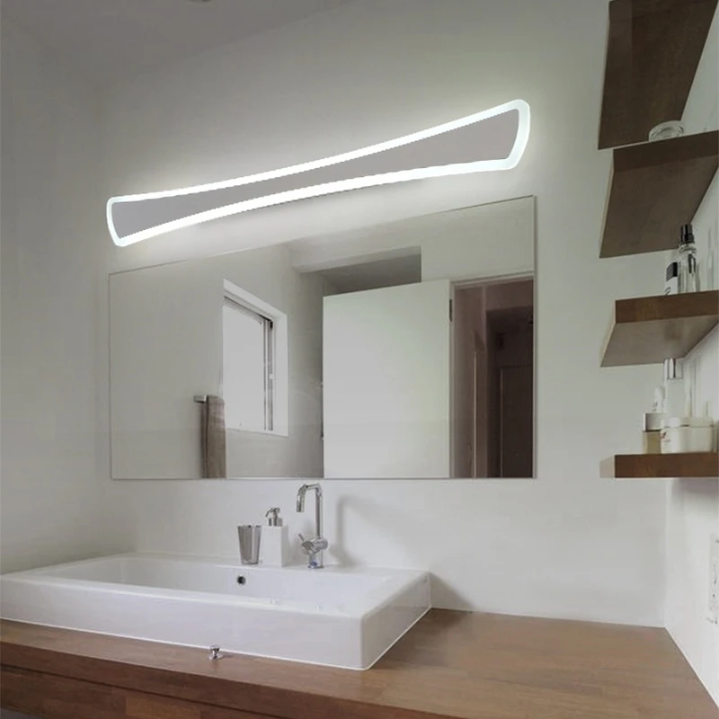 โมเดิร์นไฟLEDกระจกเงาโคมไฟติดผนังห้องนอนHeadboard Wall Sconce Lampe Decoบ้านโคมไฟLEDโคมไฟ