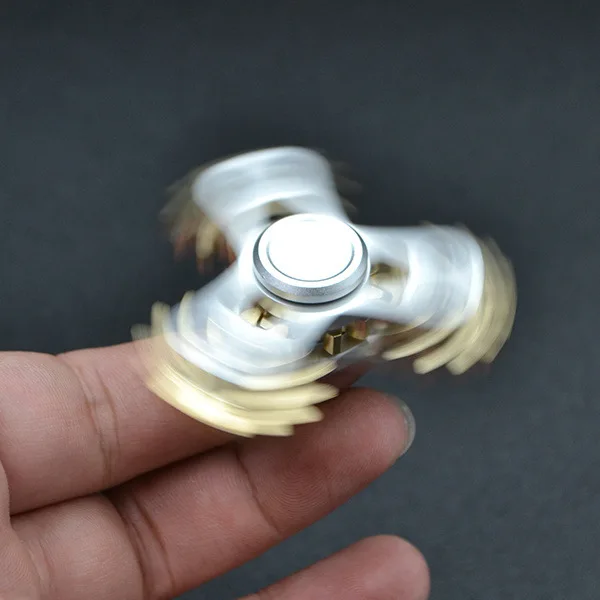 New Gears Fidget Spinner Fingertip Finger Top Gyro Metal Toys EDC ADHD Fidget Hand Spiner Spiral Desktop Anti Stress Finger Game