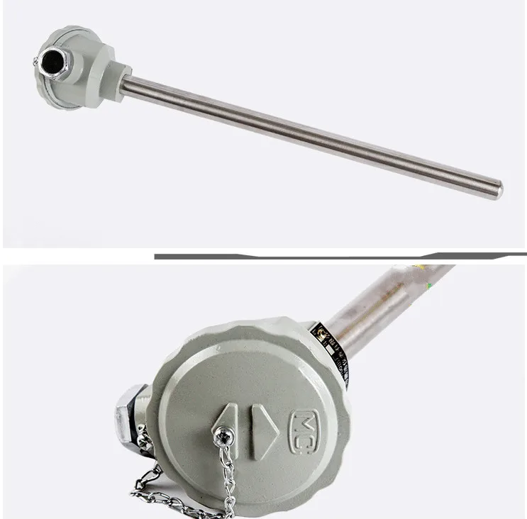 PT 100 Temperature Sensors 300mm 400mm  Thermocouple Temperature Sensor tube Measuring range -200-450 Degrees Celsius