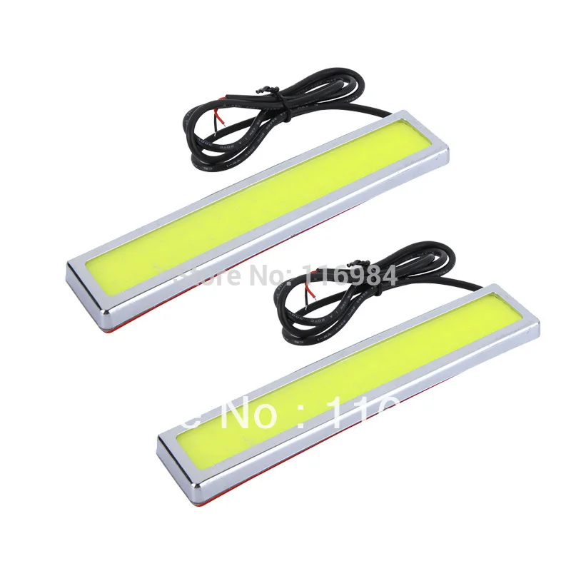 2PCS x  COB Bulb Car LED Daytime Running Light DRL Fog Driving Lamp  14.5 x 1.7cm