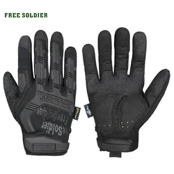 FREE SOLDIER outdoor sports hiking cycling training  tactical gloves men full half finger non-slip protection gloves