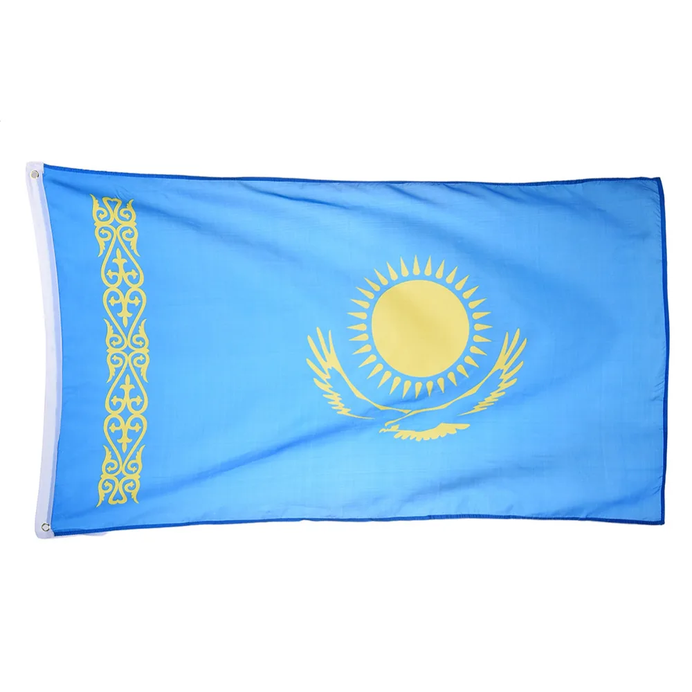 Kazakhstan Flag Kazakhstan National Country Flag Banner Festival History Celebraion Events Decor 90*150cm