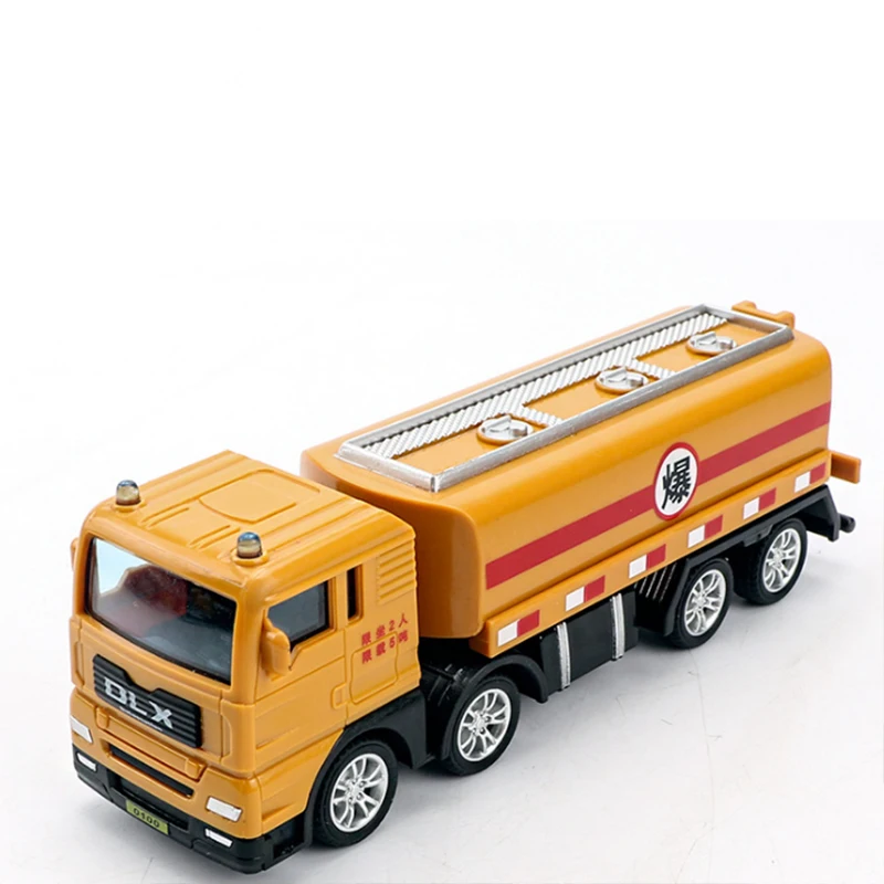 

Metal Mine Veconcrete Mixing Oil Tanker Traiter Vehicle Model Truck Machine Model Engineering F Gift