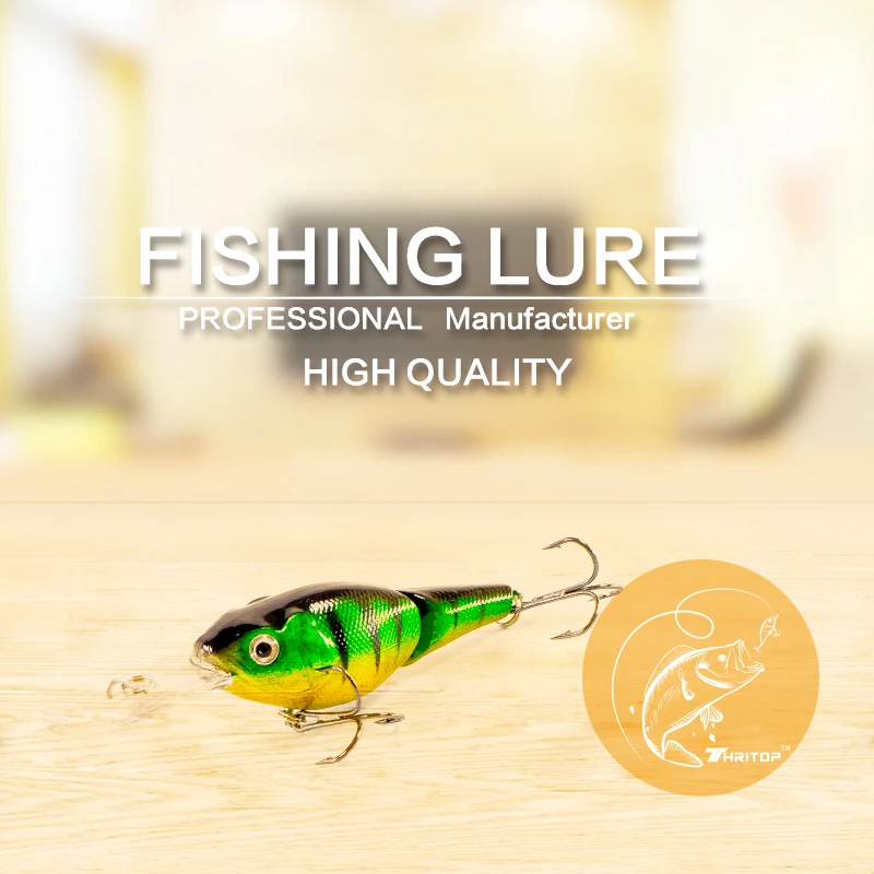 Thritop Crank Fishing Lure 5 Color for Choose 9cm 10.5g Artificial Hard Bait TP002 Professional Crank Fishing Accessories