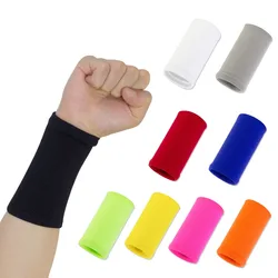 Muñequera para el sudor en 5 colores diferentes, hecha con pulseras atléticas de alta elasticidad, protección de presión cómoda, brazaletes