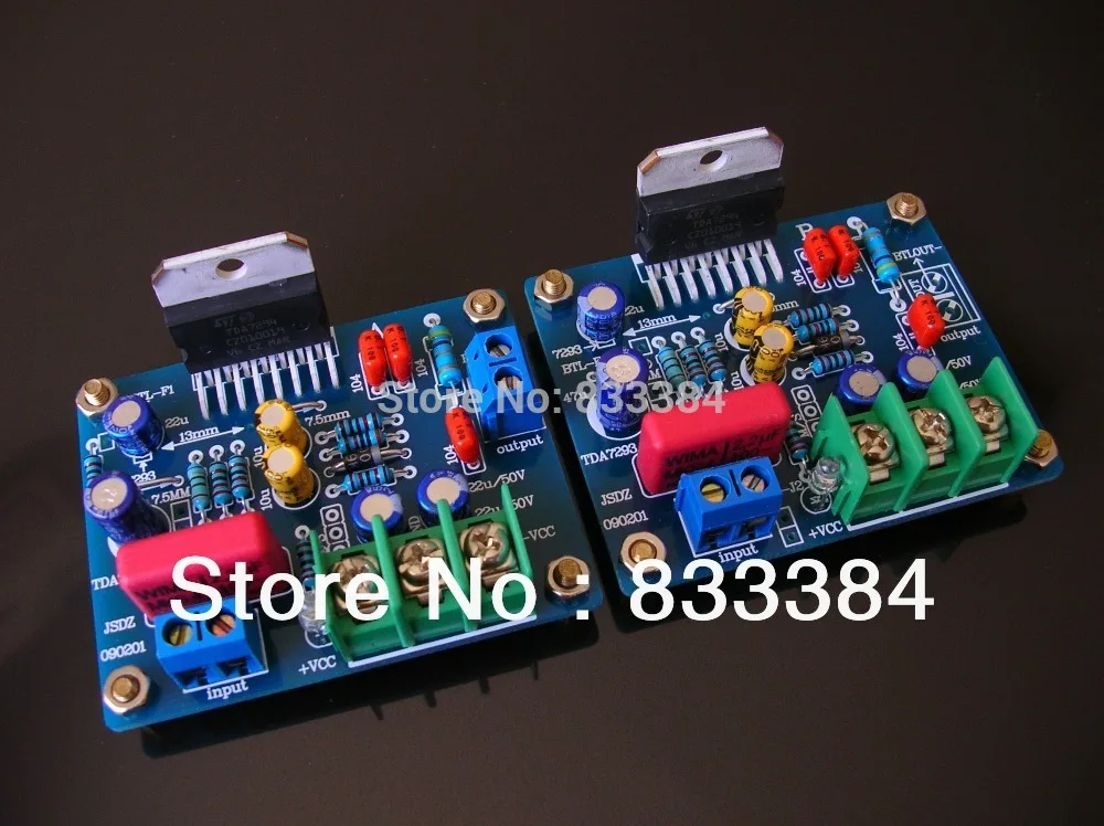 TDA7294 60W+60W dual-channels Audio Power Amplifier Kit For DIY 2pcs PCB kit