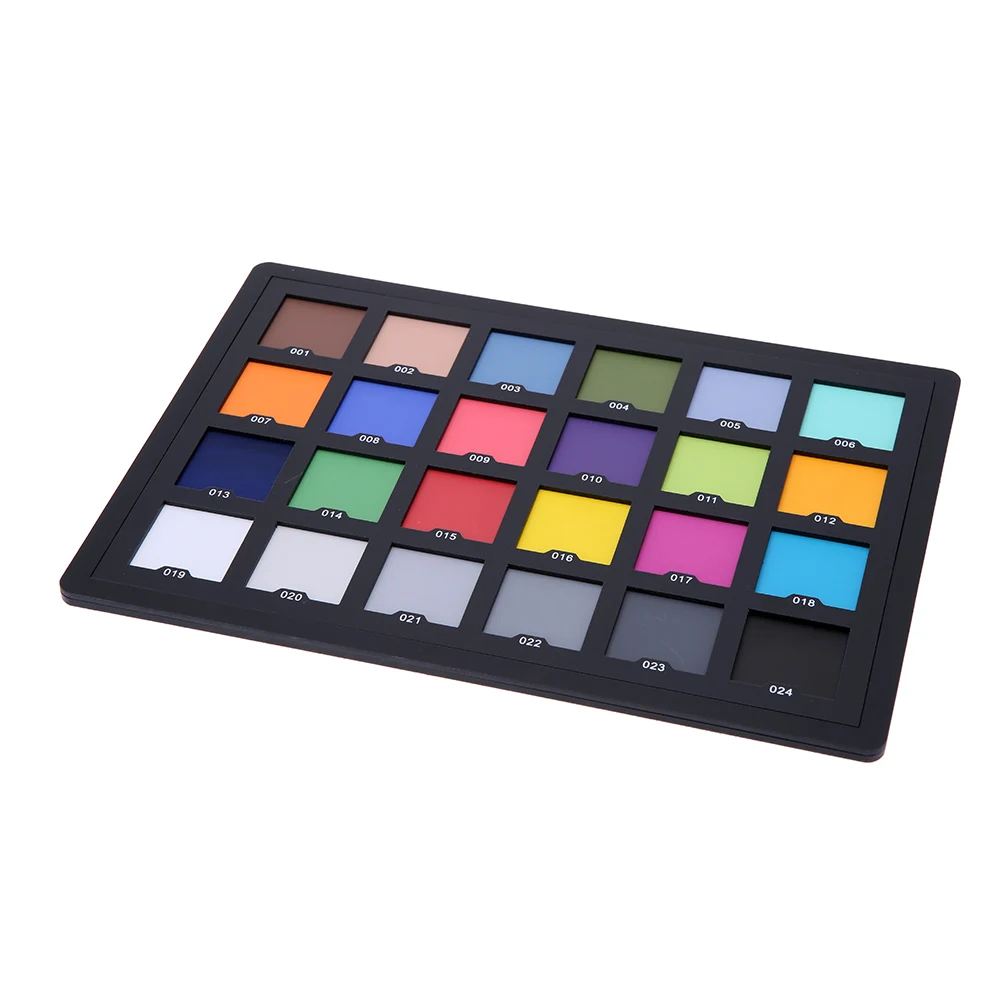 Andoer Professional 24 Color checker Palette Board Card Test for Superior Digital Color Correction for Balancing Photo Editing