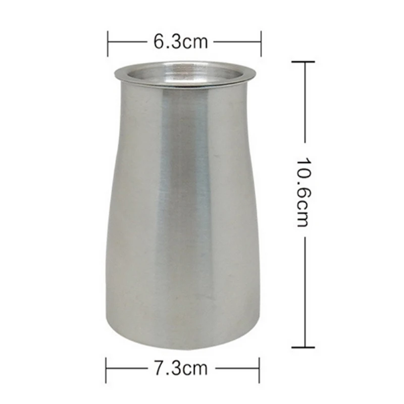 Filtre à café en acier inoxydable 304, tamis à poudre, cuecroisement de tasse, passoire à main