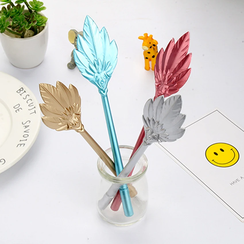 1pc Cute rabbit fan shape gel pens kawaii stationery caneta material escolar office school supplies kids gift toy