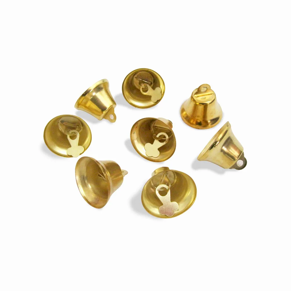 1cm 2cm Small Bells For Crafts Mini Jingle Bells Gold Silver Pet Hanging Metal Bell Wedding Christmas Decoration Accessories