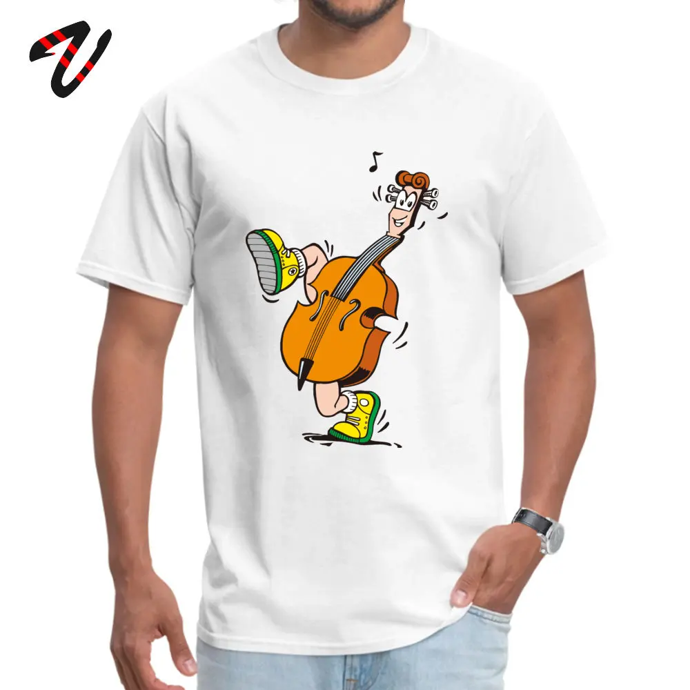 Music T-shirt Cello Man Tshirt Orchestra Band Tees Designer Funny Members T Shirts Classic Sound Cartoon Tops 100% Cotton Camisa