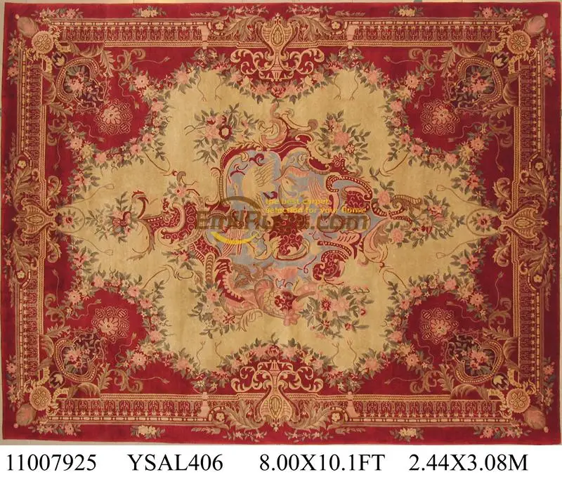 Savonnerie Rug Thick And Plush Handknotted Savonnerie Neo Classic Design Rug Large Floral Antique French Savonnerie Carpet