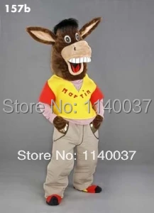 mascot Donkey mascot costume mule costume cosplay Cartoon Character carnival costume fancy Costume party kits