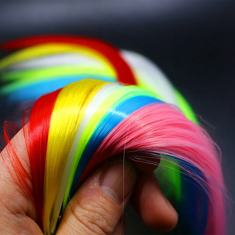 Royal Sissi 12colors Durable Minnow Fibers Saltwater Streamers Fly Tying Materials Synthetic Hair Fibres Pike&Bass Flies Making