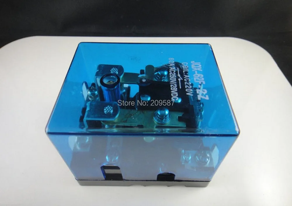 JQX-62F-2Z 80A 220V Coil High Power Relay 220V AC